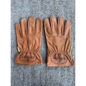 NEW Plainsman Premium Goatskin Cabretta Brown Leather Gloves Size L